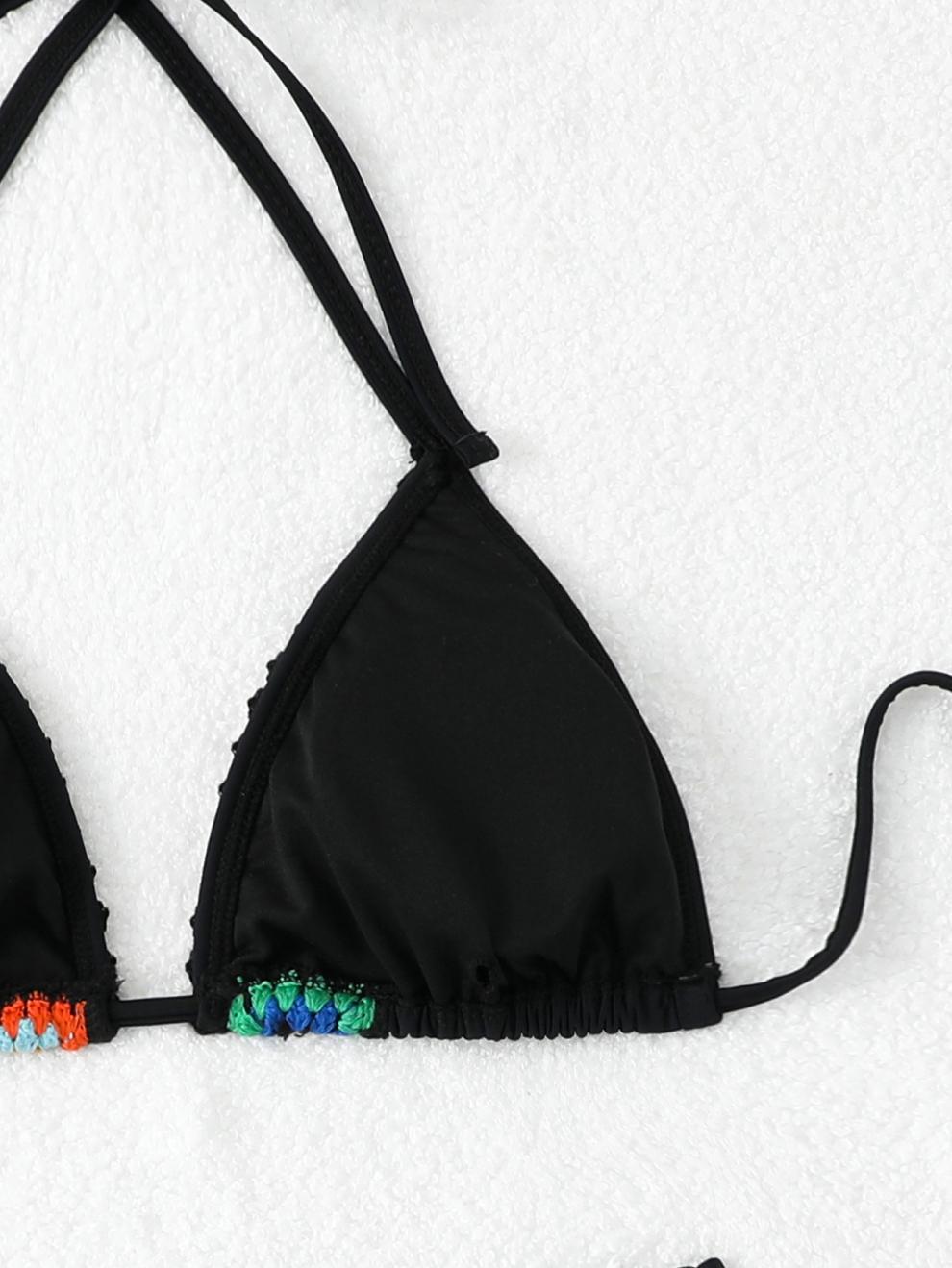 Marisol Crochet Trim Bikini Set