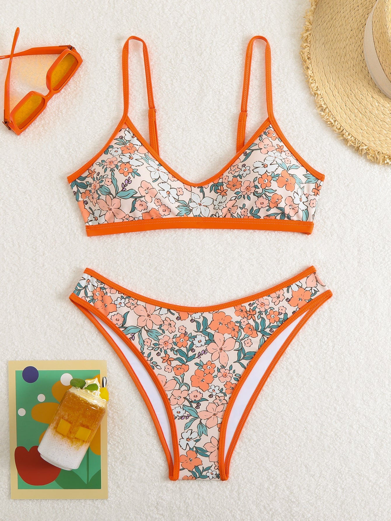 Marina â€?Sunset Bloom Bikini Set