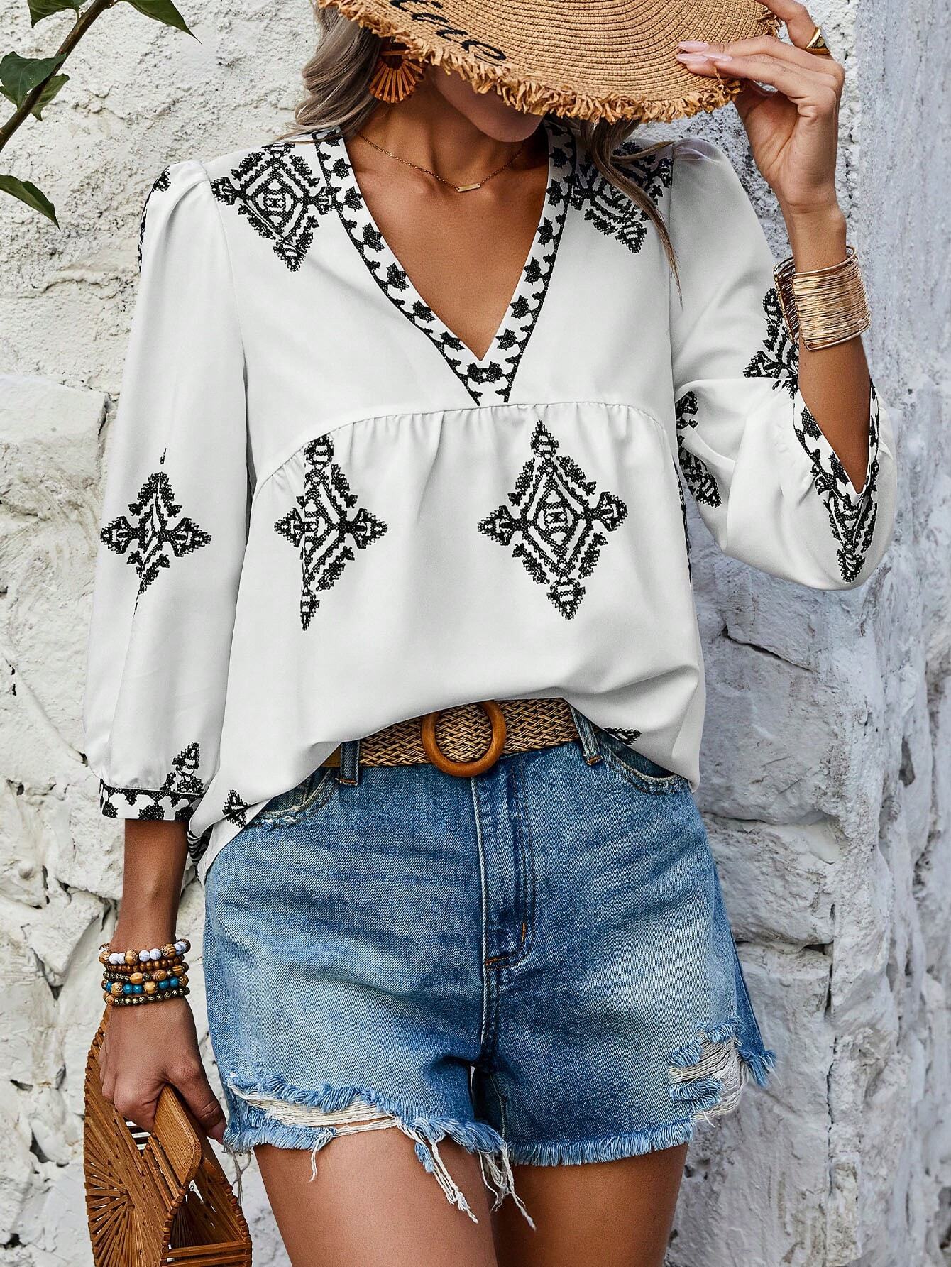 Esme Embroidered Blouse