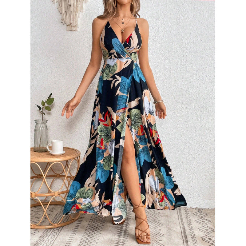 Sienna Tropic Wrap Maxi Dress
