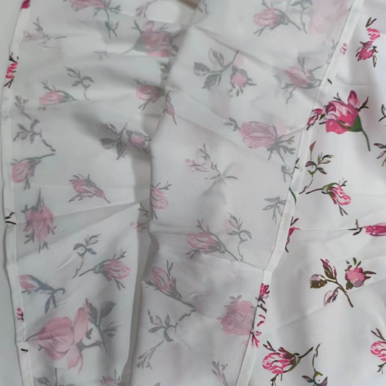 Rosalie â€?Vintage Rose Puff Sleeve Mini Dress