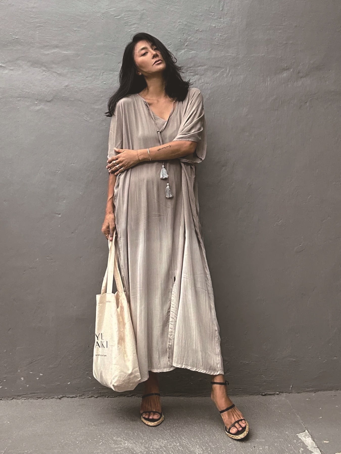 Sienna Ombre Kaftan Midi Dress