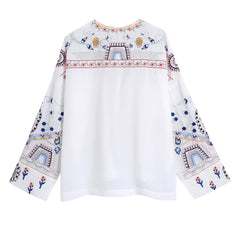 Isla Boho Embroidered Blouse