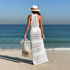 Celeste Crochet Maxi Dress
