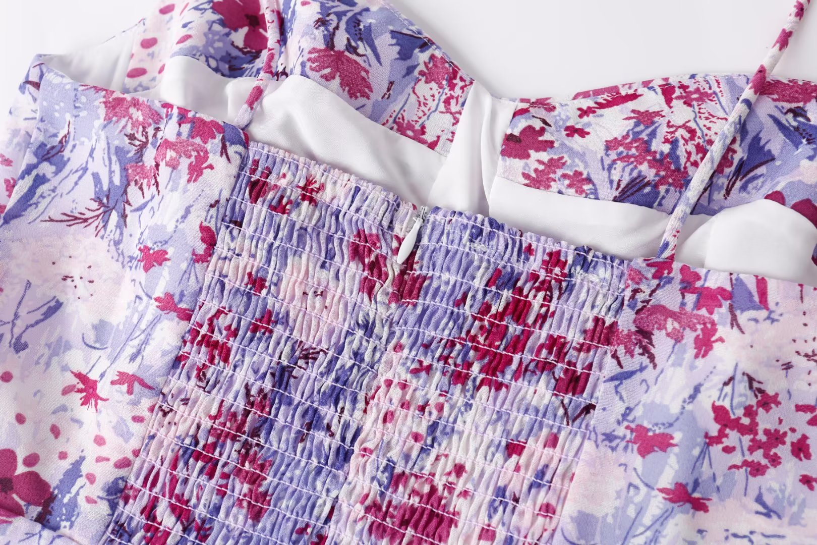 Aria Wildflower Tie-Strap Mini Dress