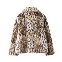 Selena Faux Fur Leopard Coat