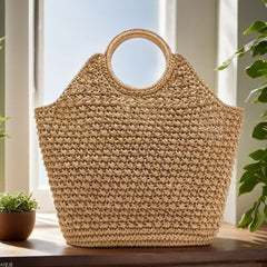 Sienna Woven Market Tote