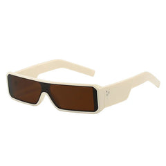 Futuristic Rectangle Sunglasses with Tinted Lens