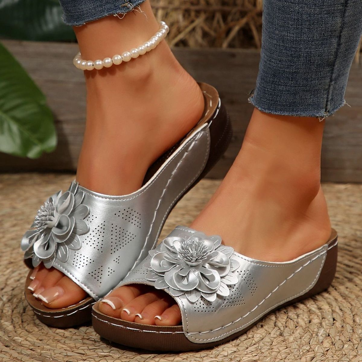Open Toe Wedge Sandals
