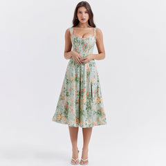 Amelia Floral Midi Dress