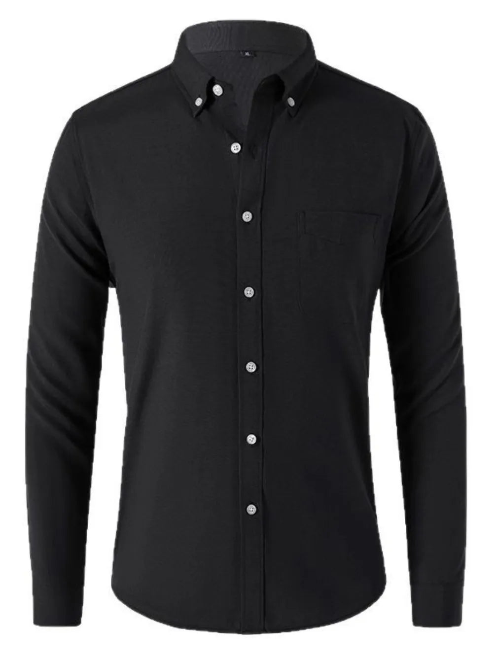 Men's Plus Size Button Down Collared Neck Shirt