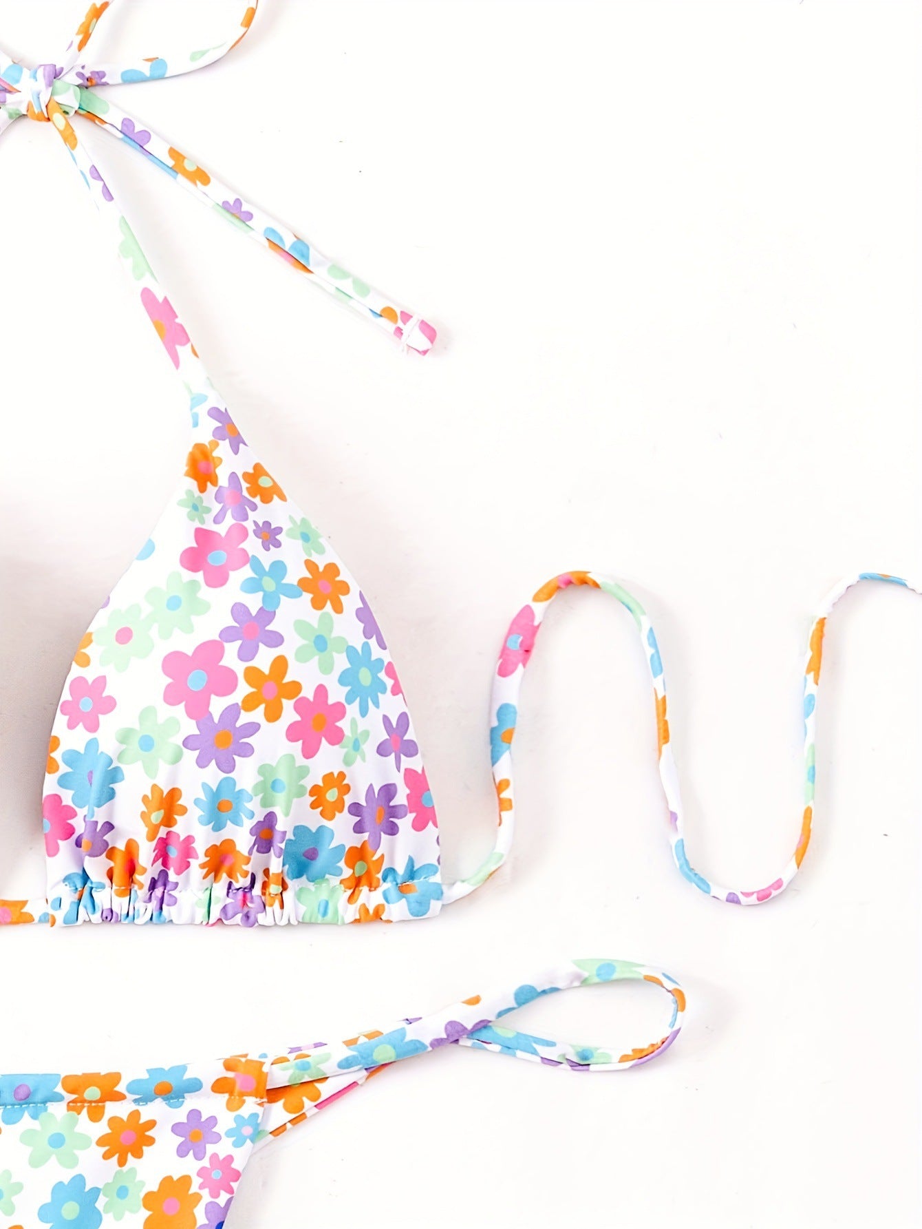 Daisy Retro Floral Bikini Set