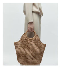 Sienna Woven Market Tote