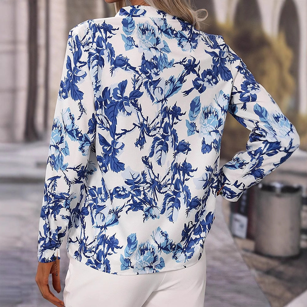 Liana Floral Button-Up Blouse