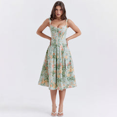 Amelia Floral Midi Dress