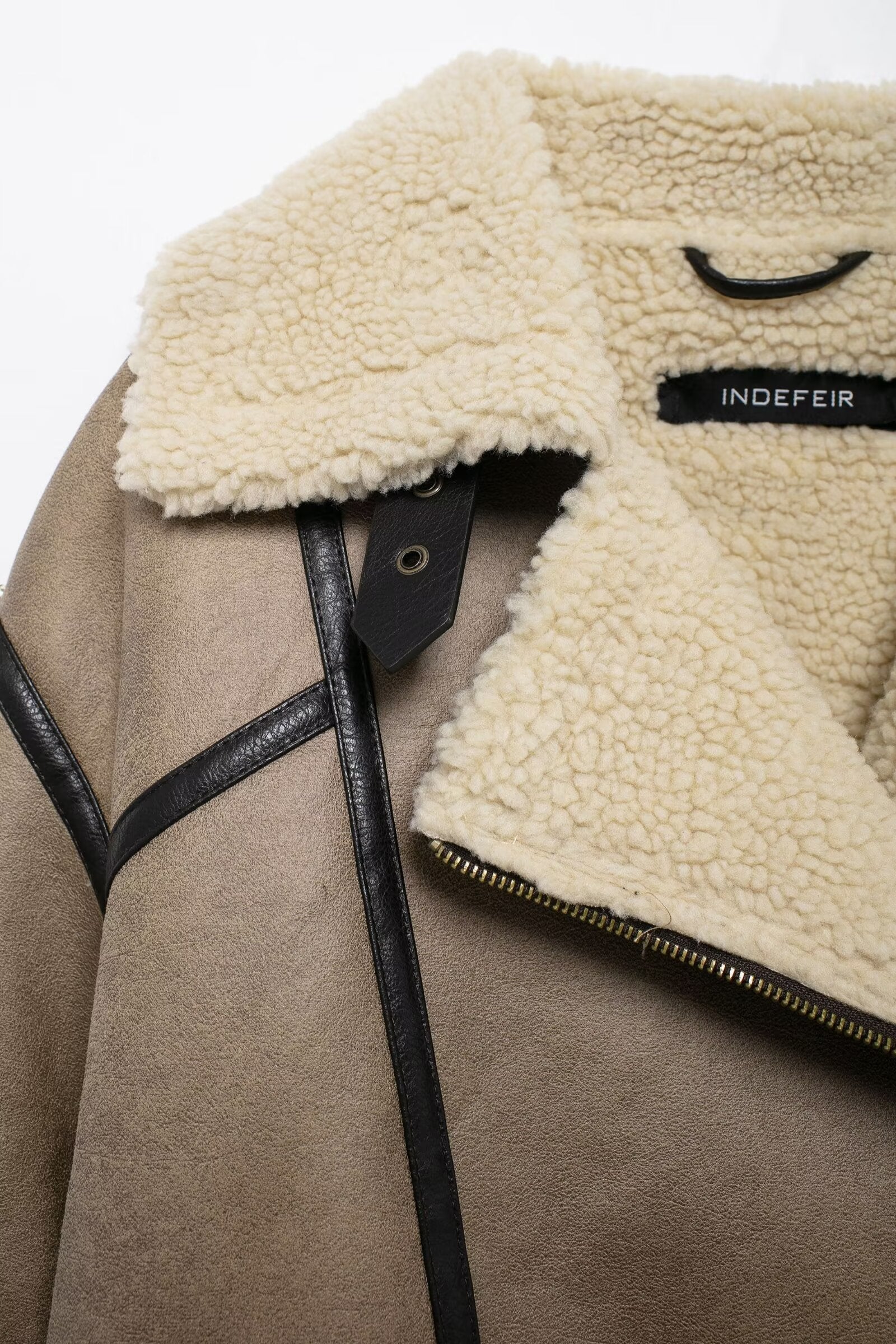 Aviator Chic Shearling Jacket