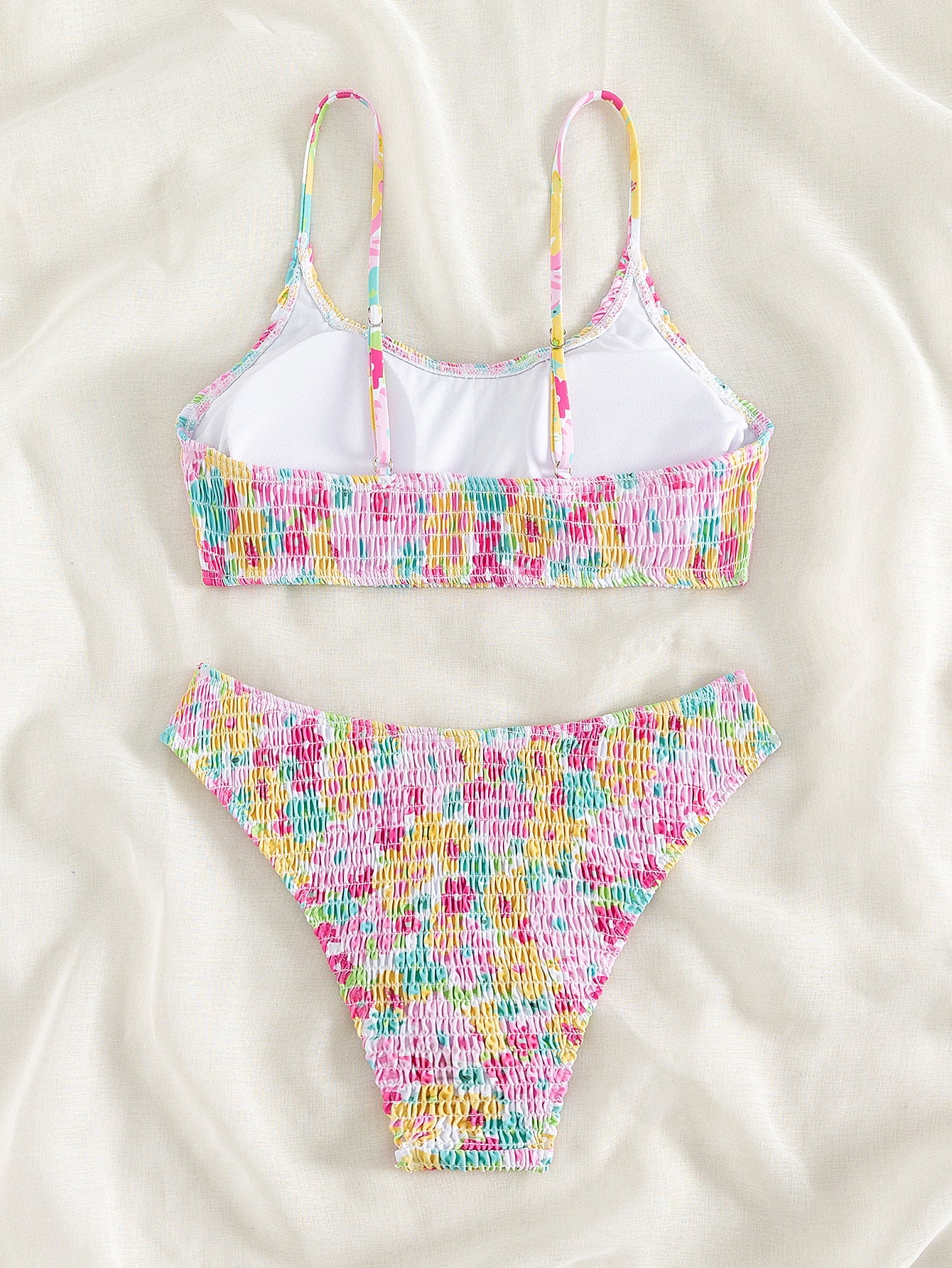 Capri Smocked Bikini Set