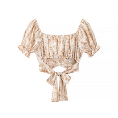 Marisol Puff Sleeve Wrap Top