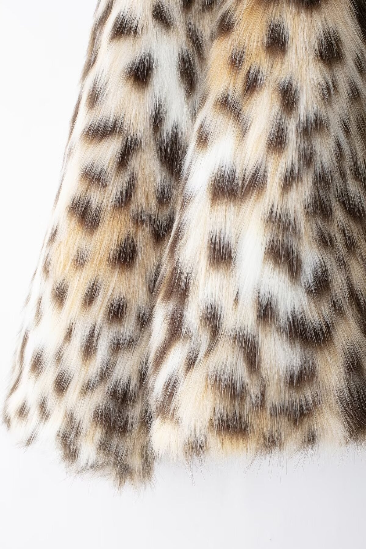 Selena Faux Fur Leopard Coat