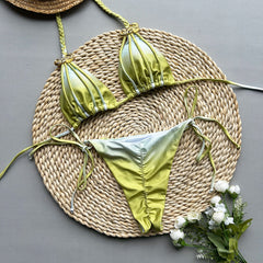 Selena Citrus Shell Bikini