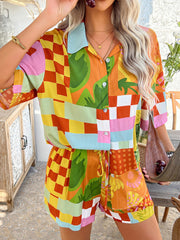 Solara Sun-Print Two-Piece Set