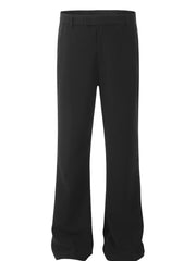 Men's High Waist Slim Bootcut Pants