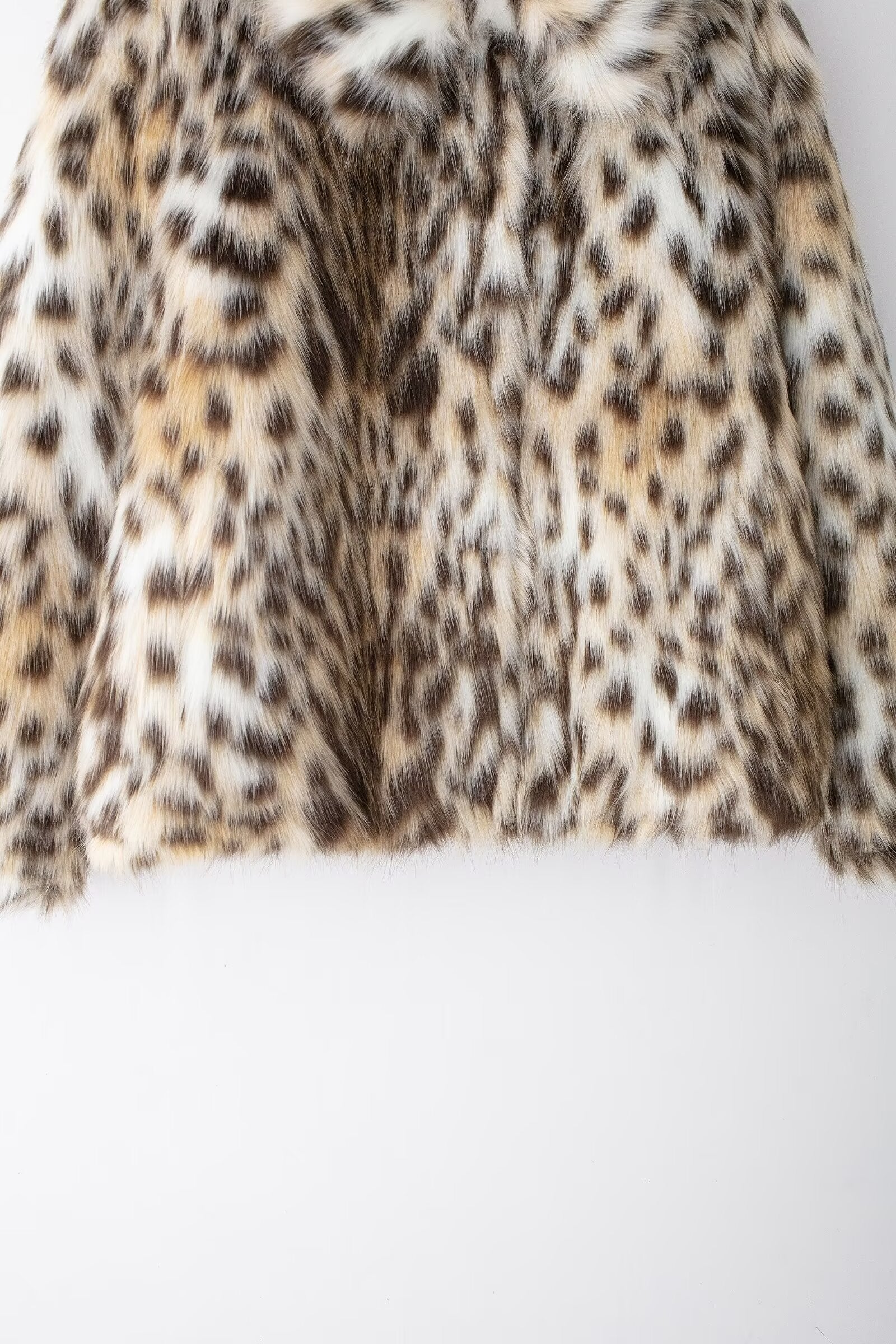 Selena Faux Fur Leopard Coat