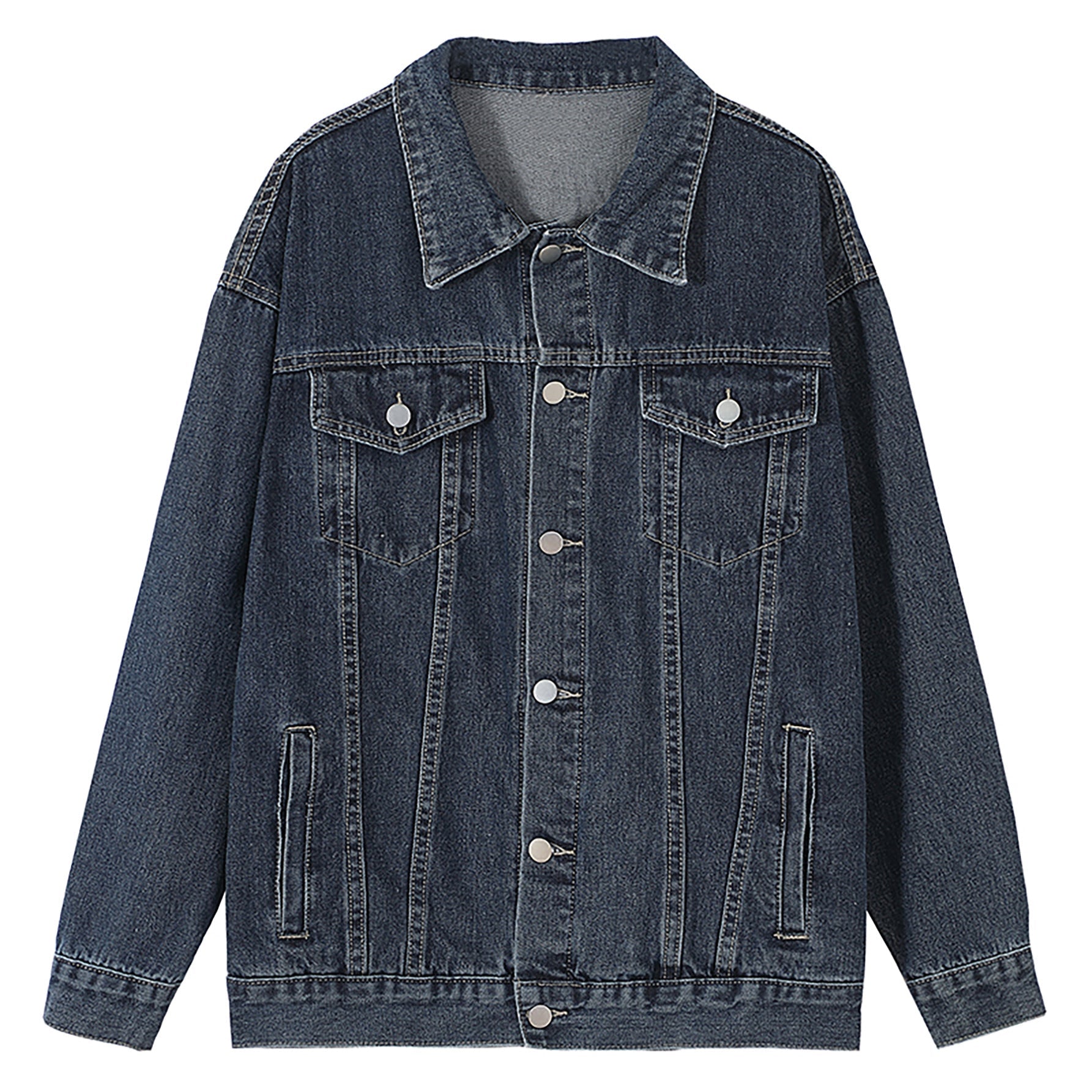 Chloe Oversized Distressed Denim Jacket