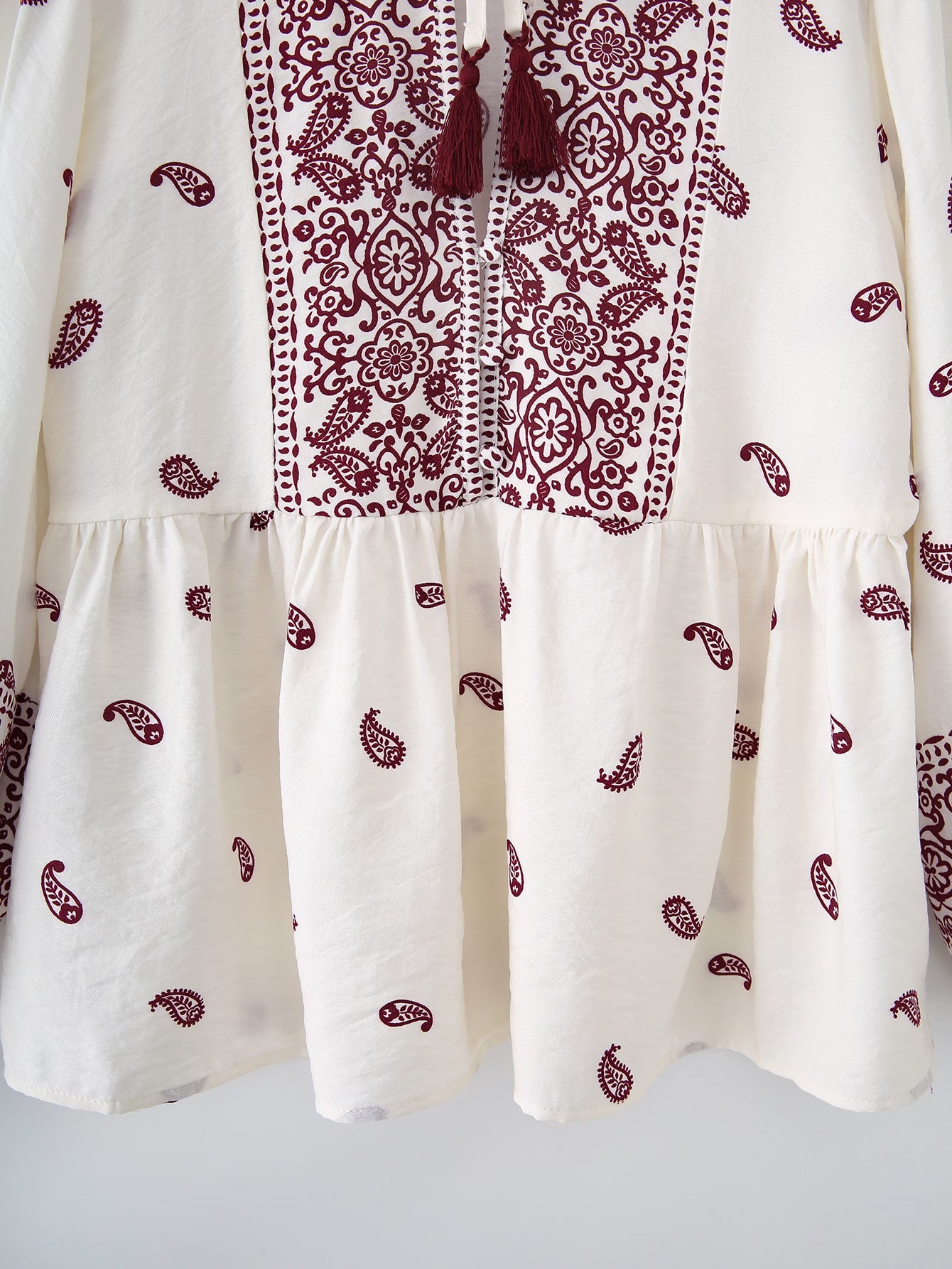 Sienna Boho Tassel Blouse