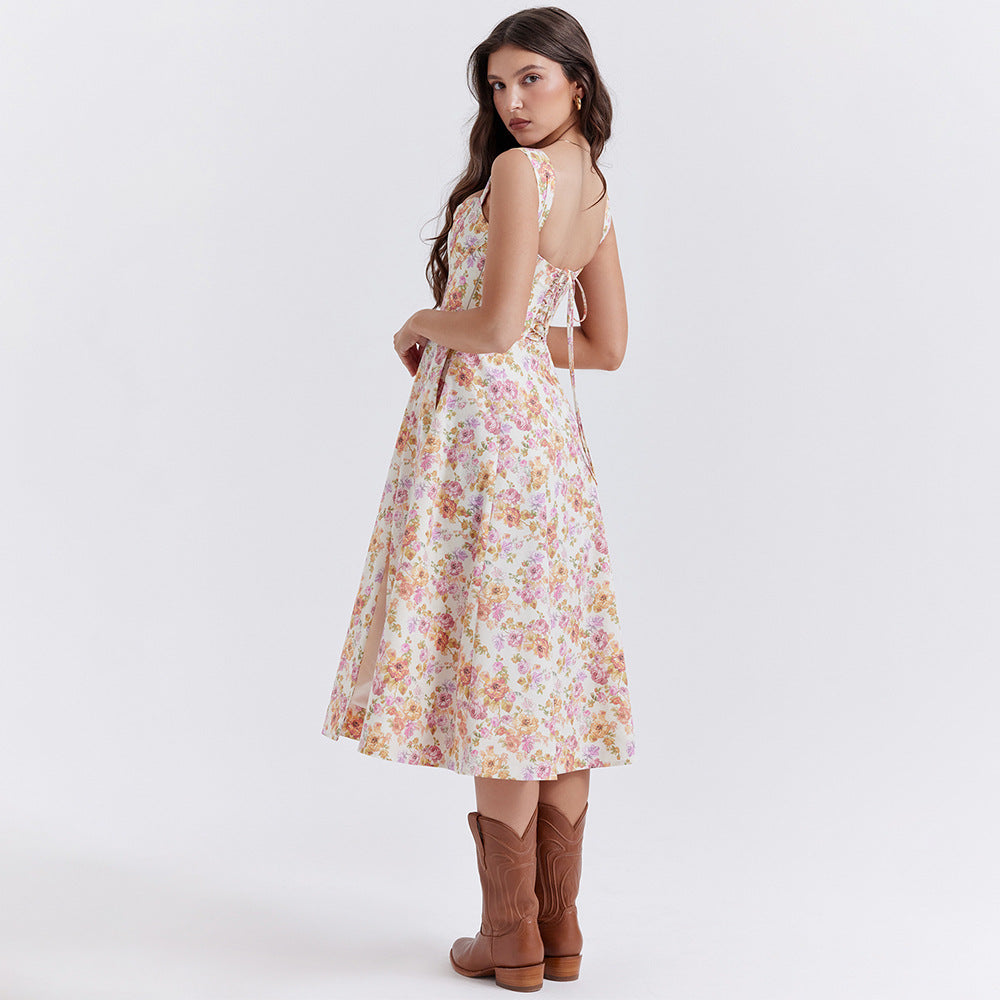 Amelia Floral Midi Dress