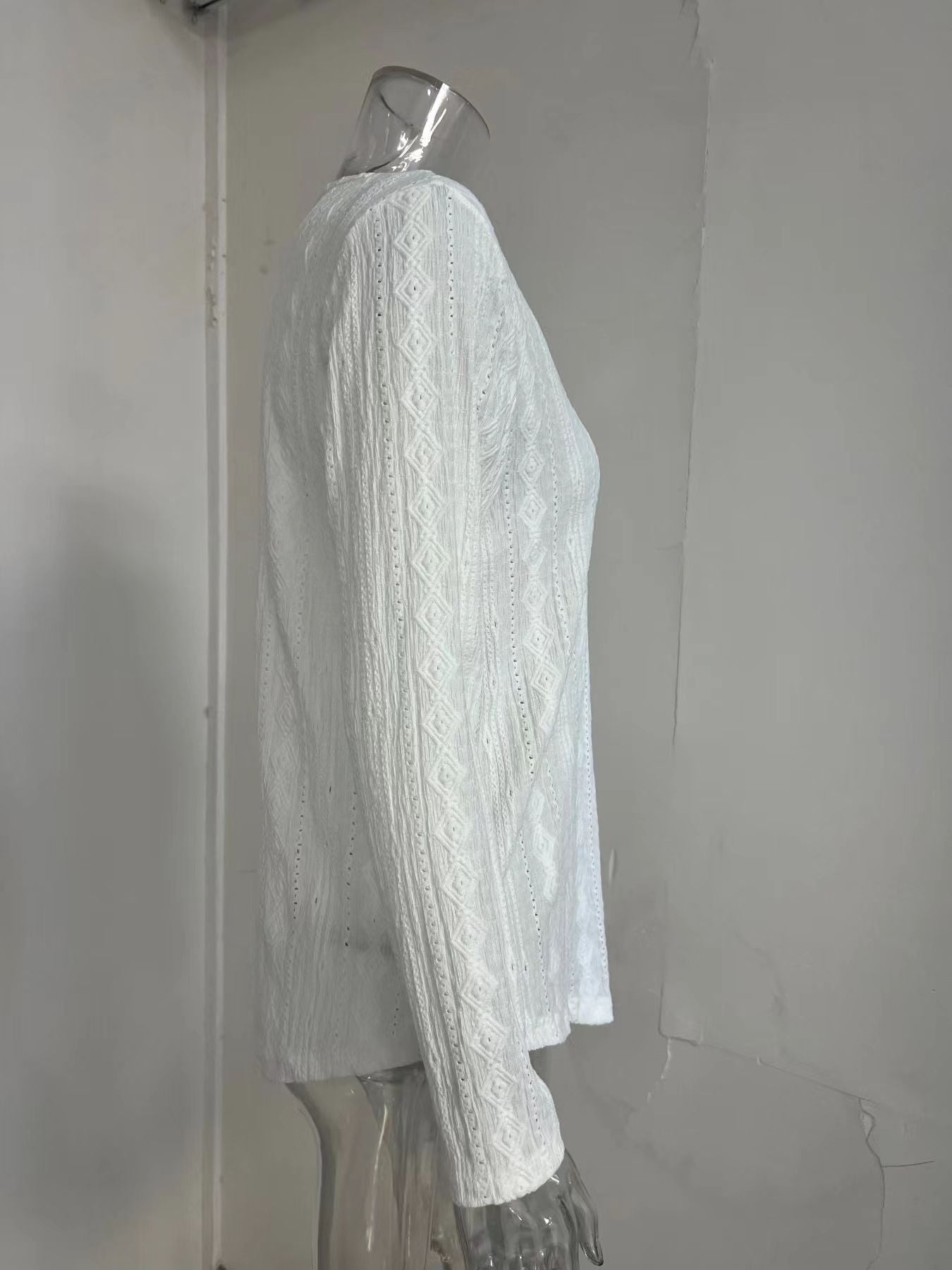 Eloise Eyelet Shirt Top