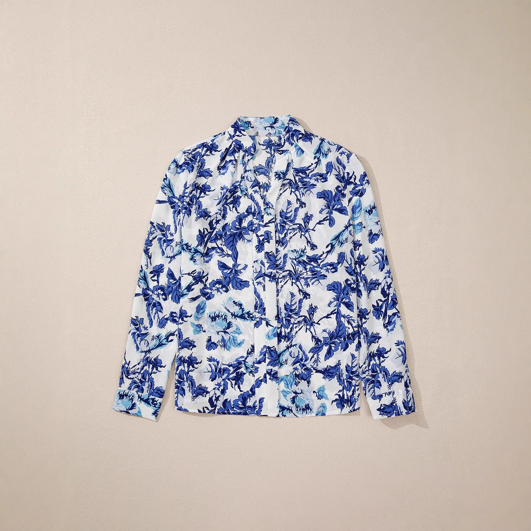Liana Floral Button-Up Blouse