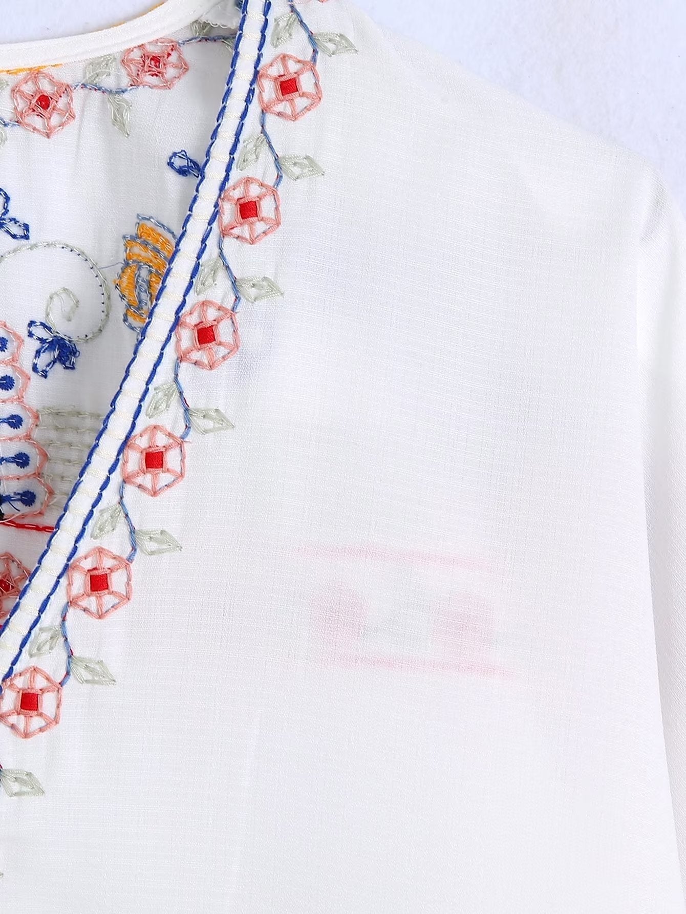 Isla Boho Embroidered Blouse