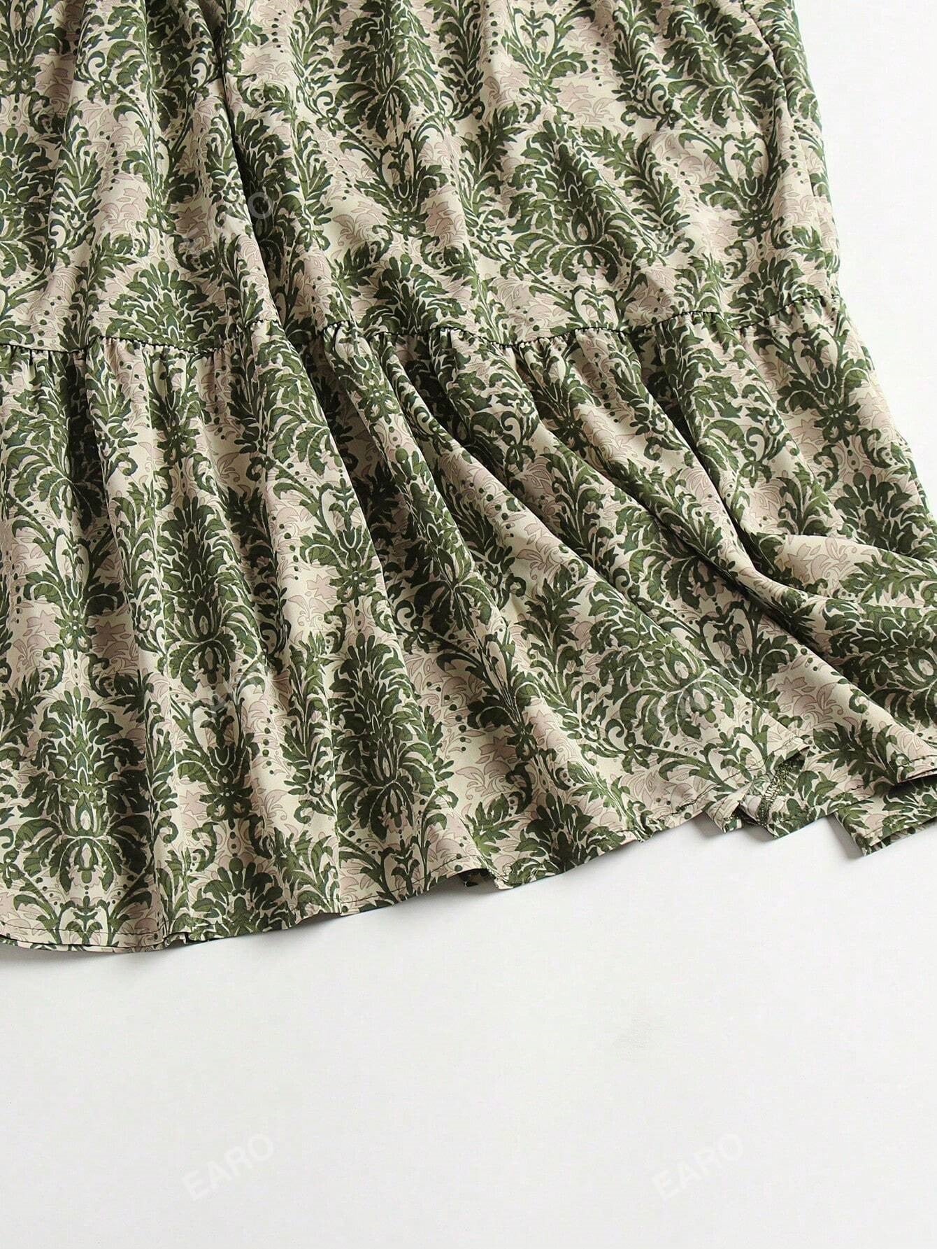 Lila Garden Tapestry Sundress