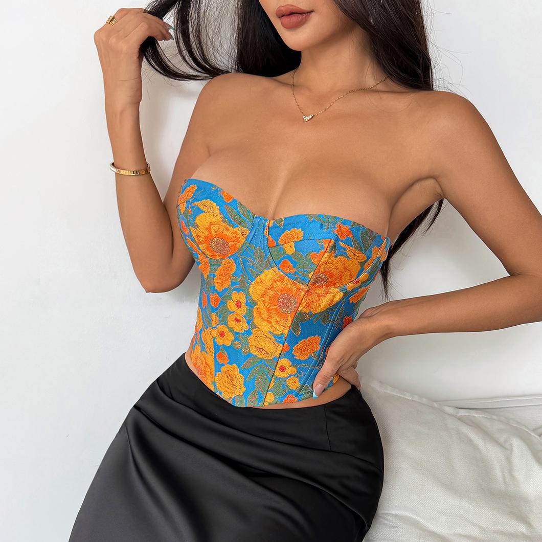 Amara Bloom Corset Top
