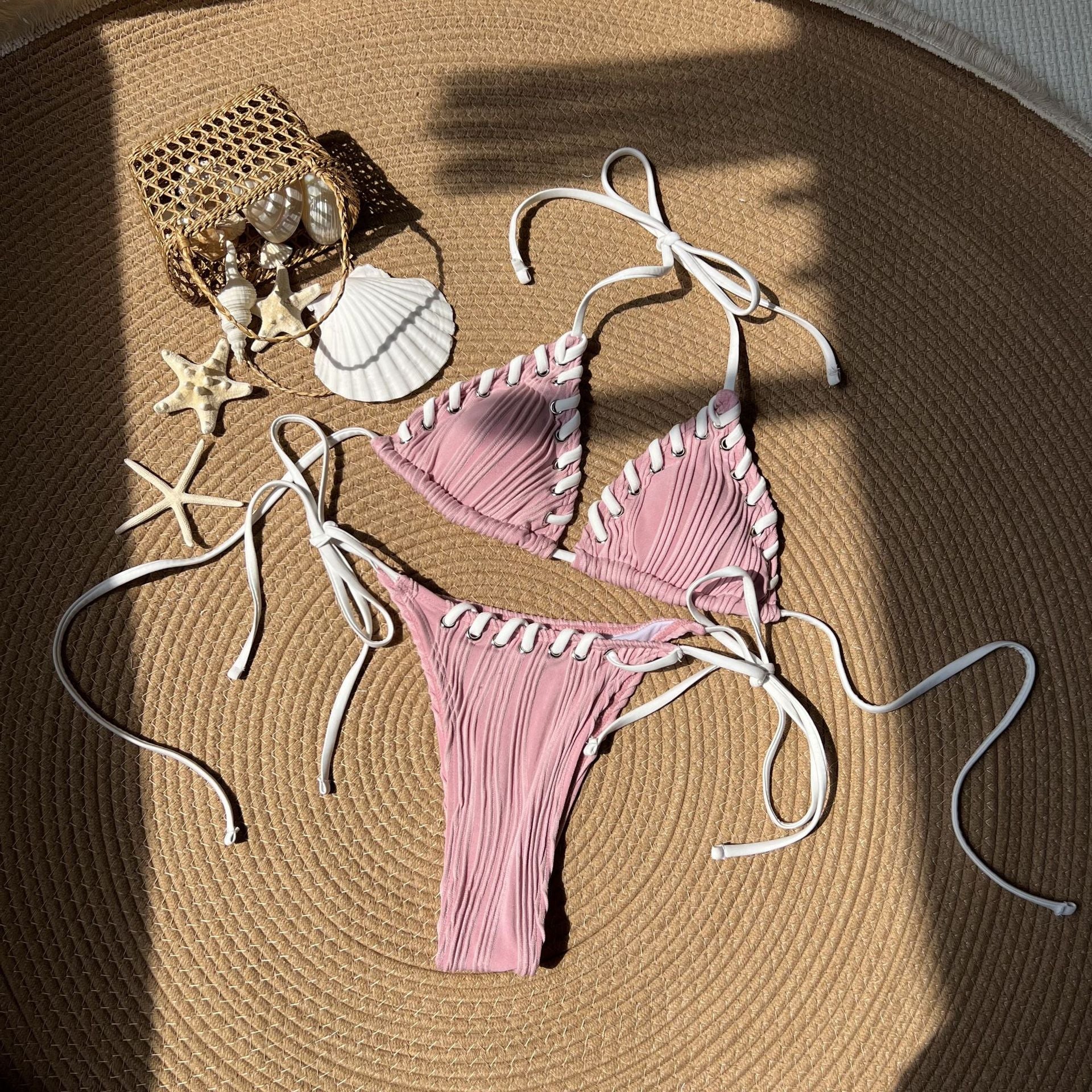 Zahara Sunset Lace-Up Bikini