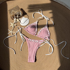 Zahara Sunset Lace-Up Bikini