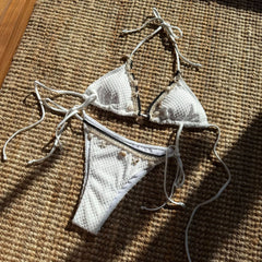 Capri Shell Tie Bikini Set