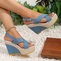 Open Toe Wedge Sandals