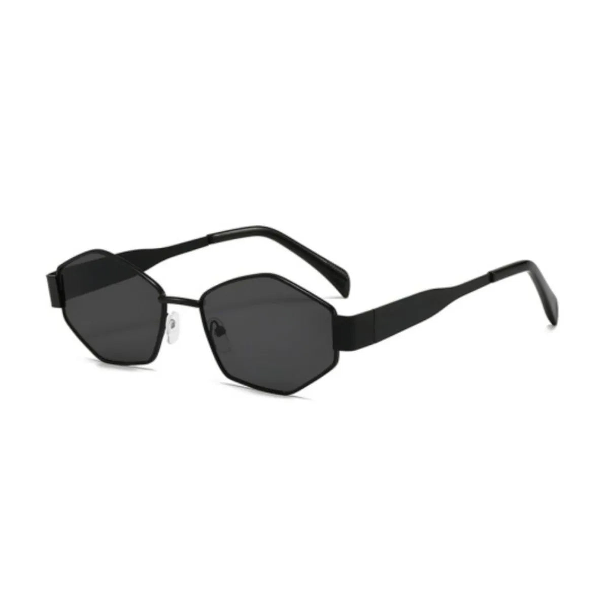 Hexagonal Metal Frame Sunglasses