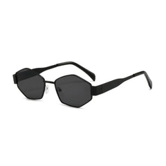Hexagonal Metal Frame Sunglasses