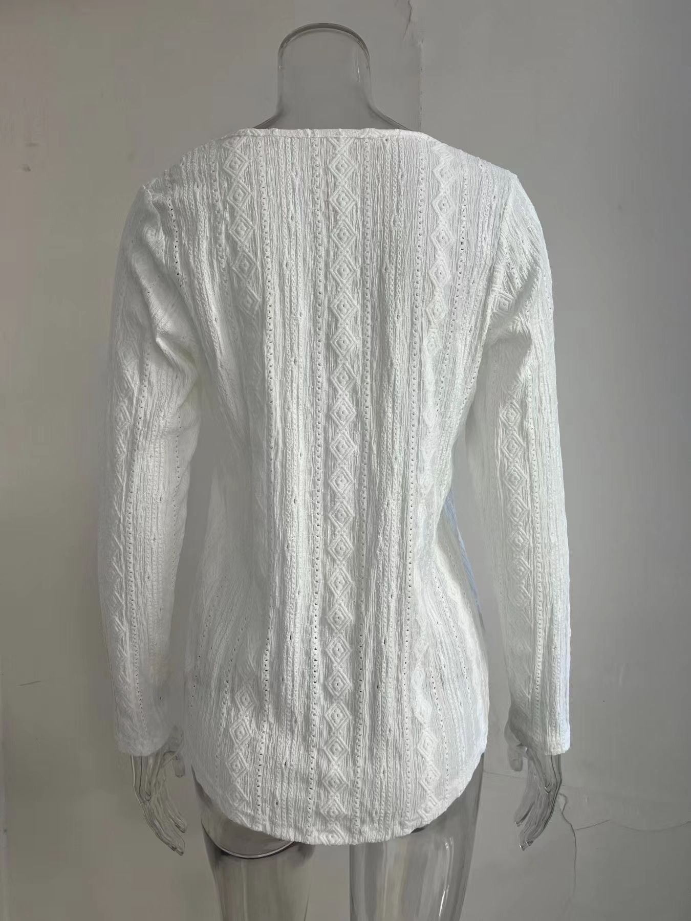 Eloise Eyelet Shirt Top