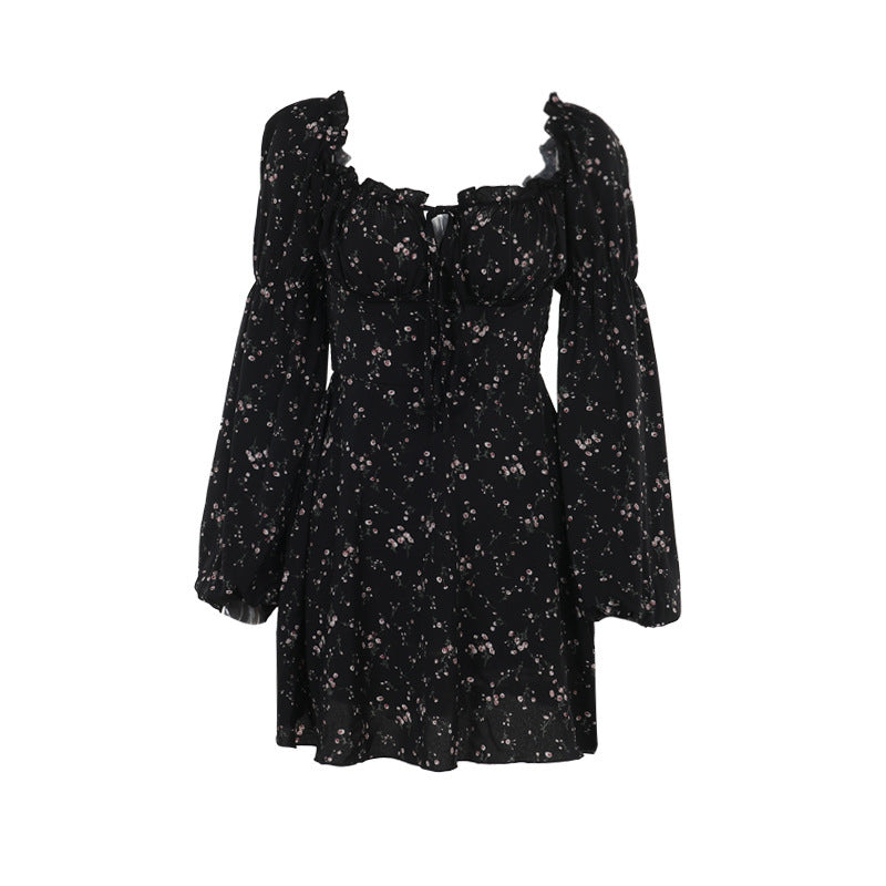 Amelia Floral Puff Sleeve Mini Dress