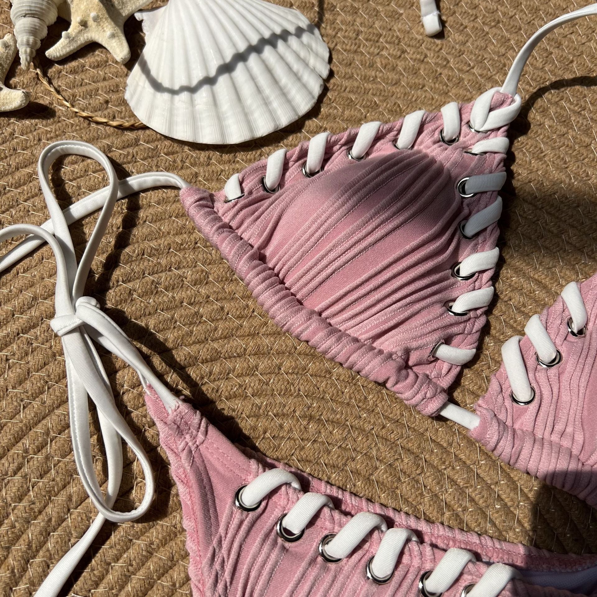 Zahara Sunset Lace-Up Bikini