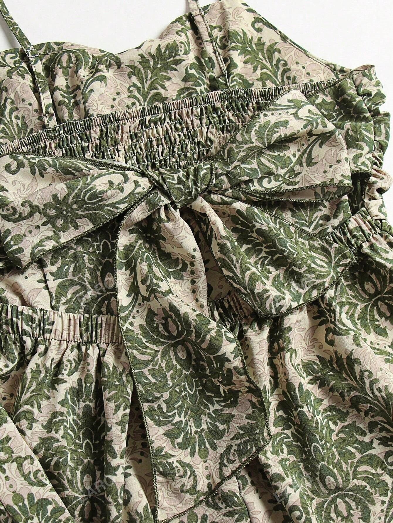 Lila Garden Tapestry Sundress