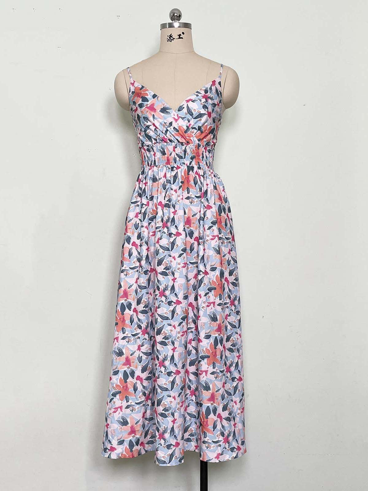 Elara Bloom Midi Dress