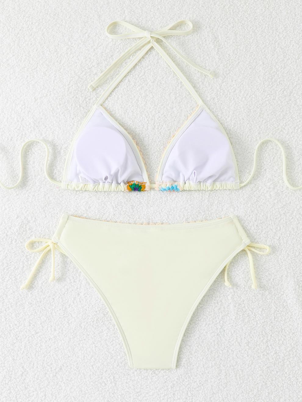 Marisol Crochet Trim Bikini Set