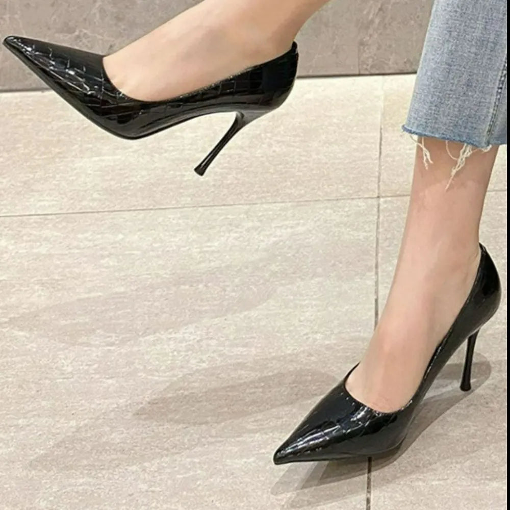 Point Toe Stiletto Pumps