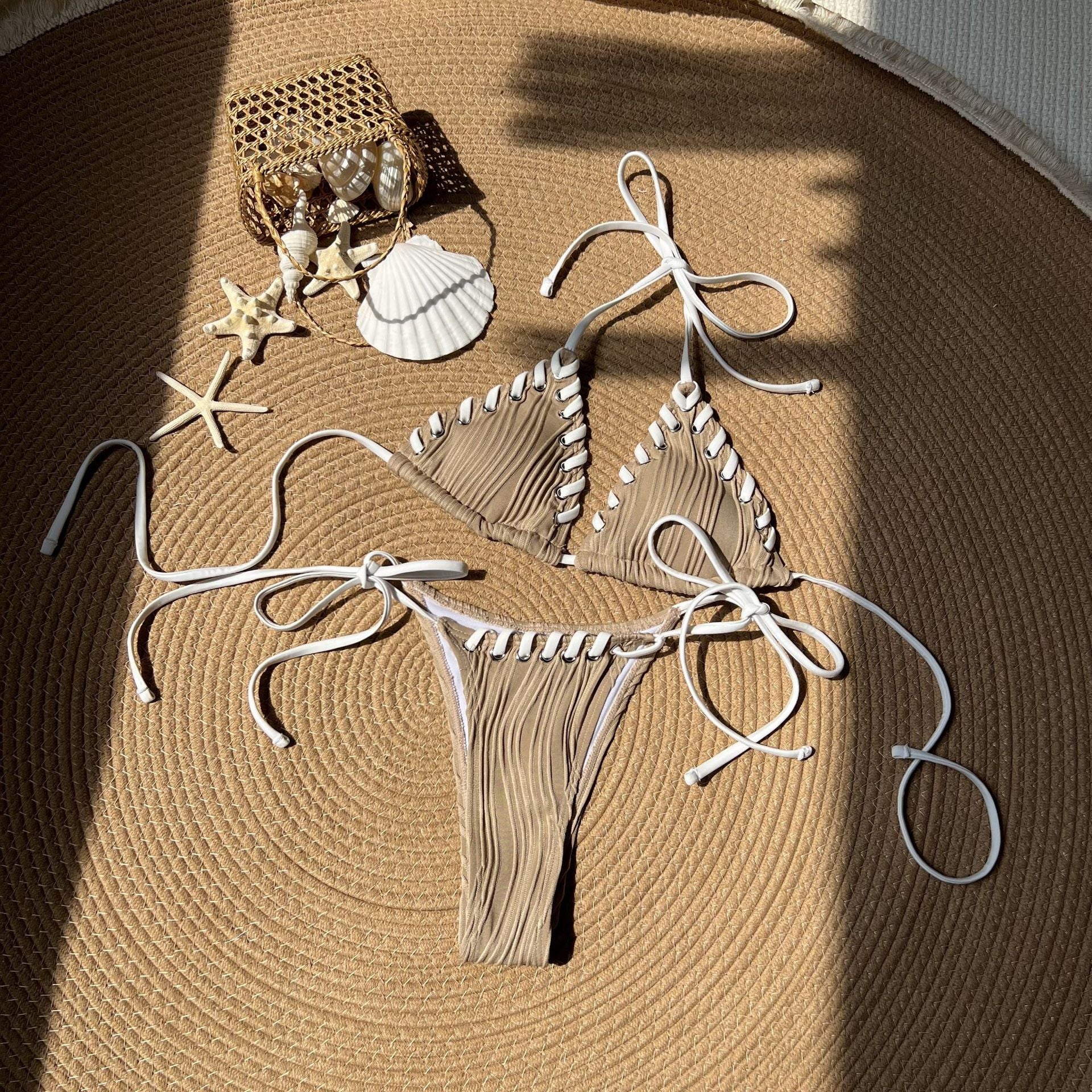 Zahara Sunset Lace-Up Bikini