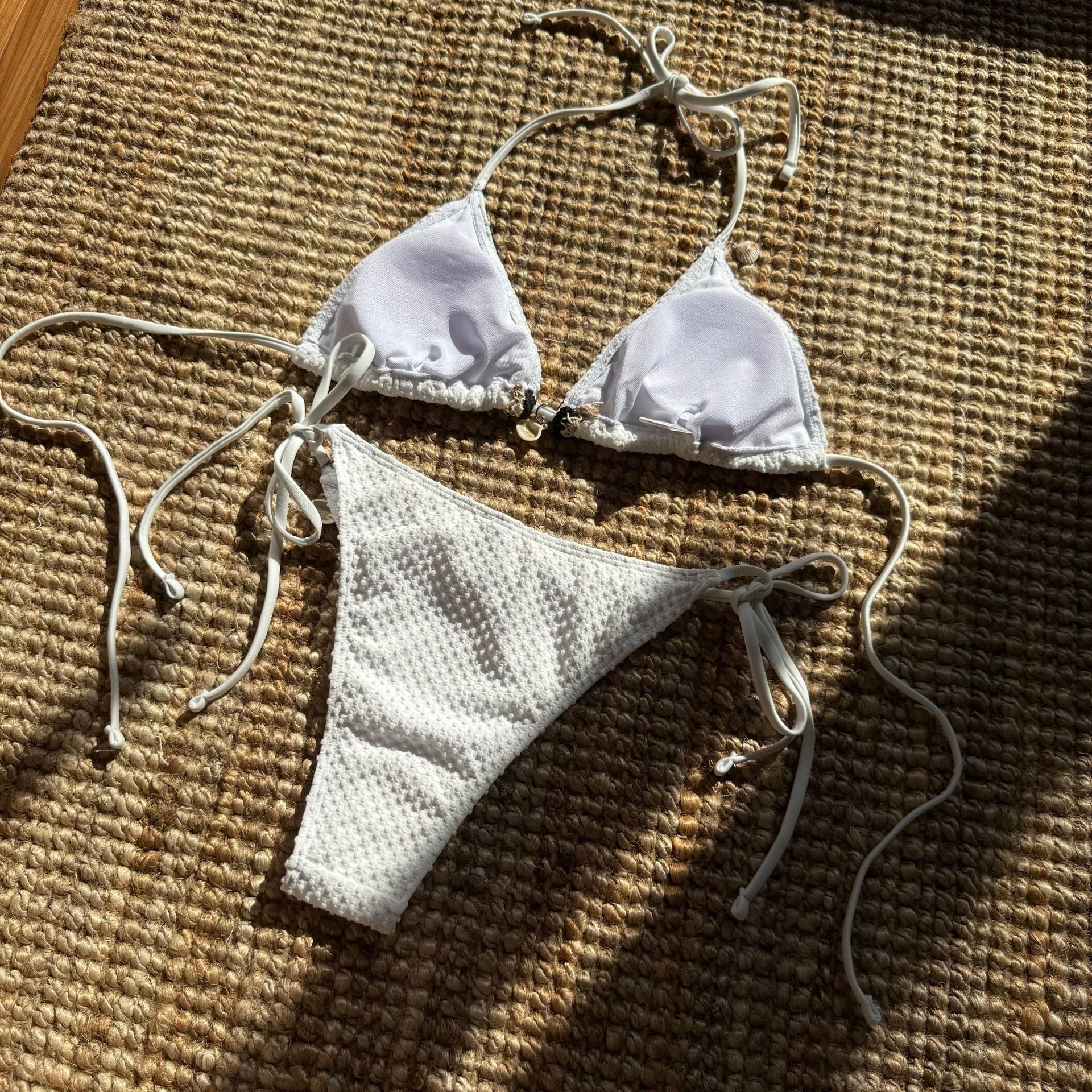 Capri Shell Tie Bikini Set
